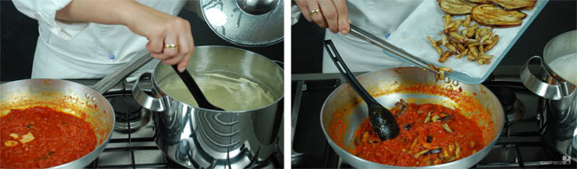 Ricetta pasta alla norma - cottura pasta